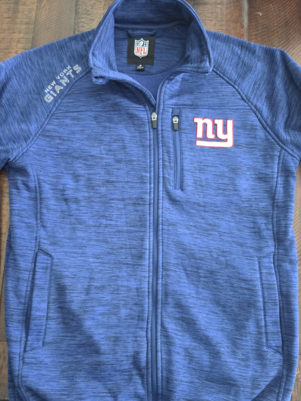 New York Giants Blue Full-Zip Jacket
